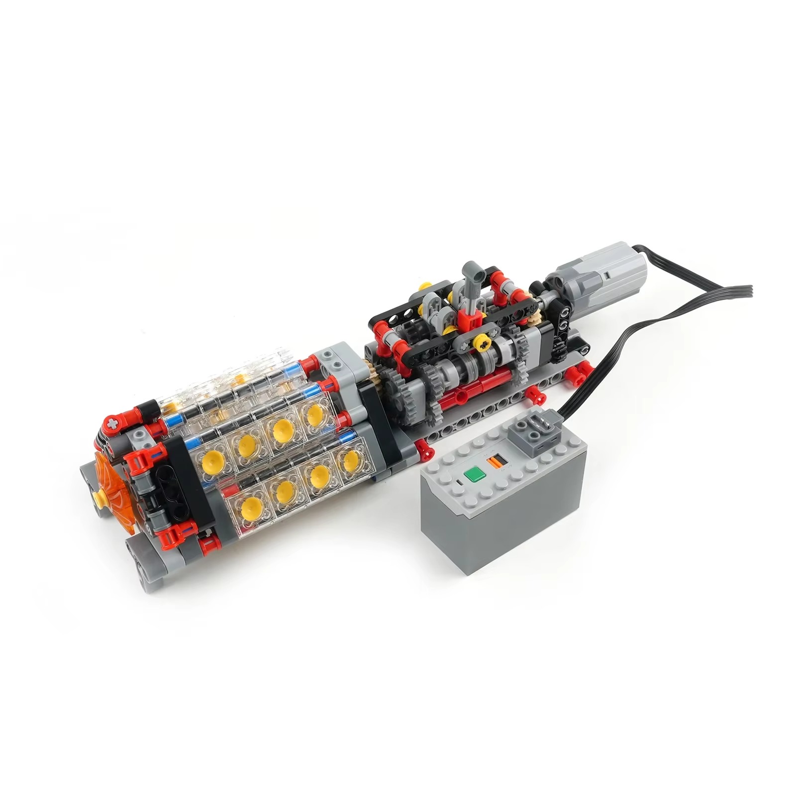 Model Kit Engine - Moteur V16 Transparent de haute technologie,