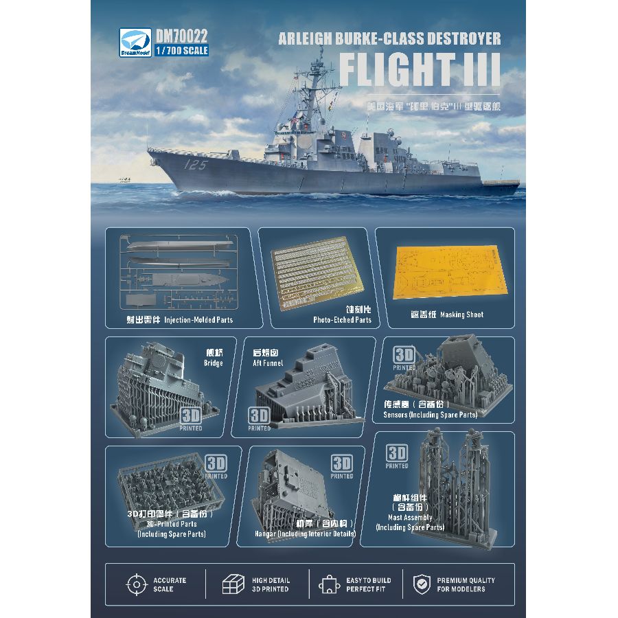 DM70022 DREAM 1/700 Kit de mod - Model Kit Yacht avis et prix